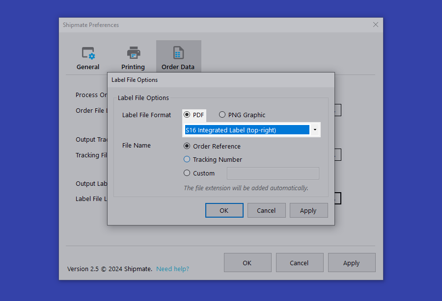 shipmate Label File Output Options Pdf Locator