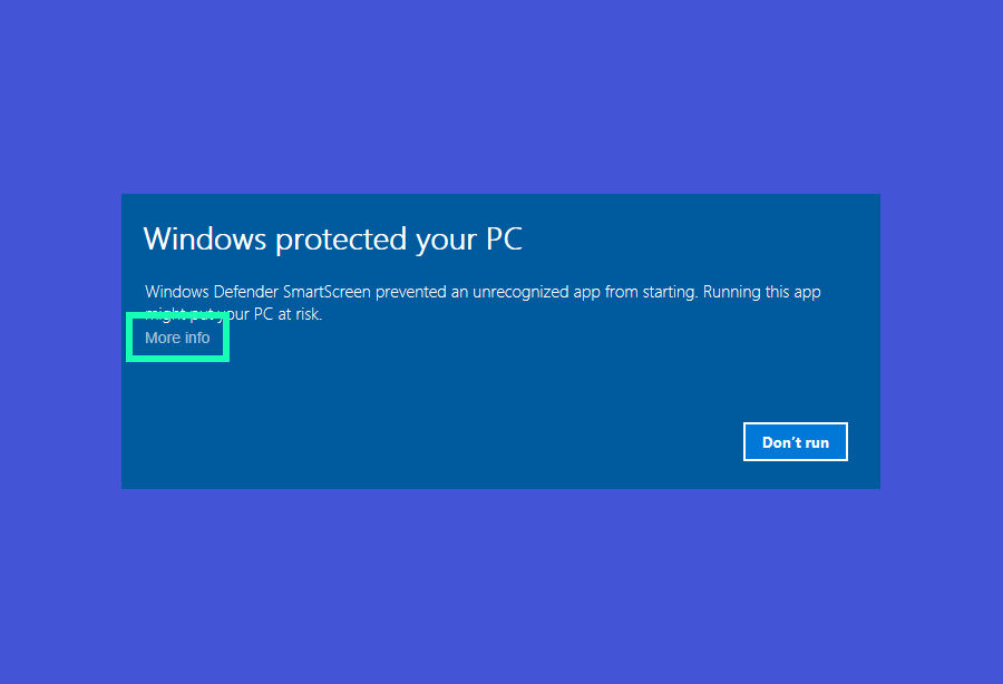 windows Security Warning 1