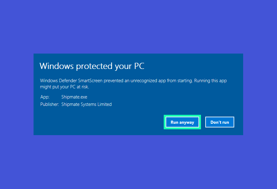 windows Security Warning 2