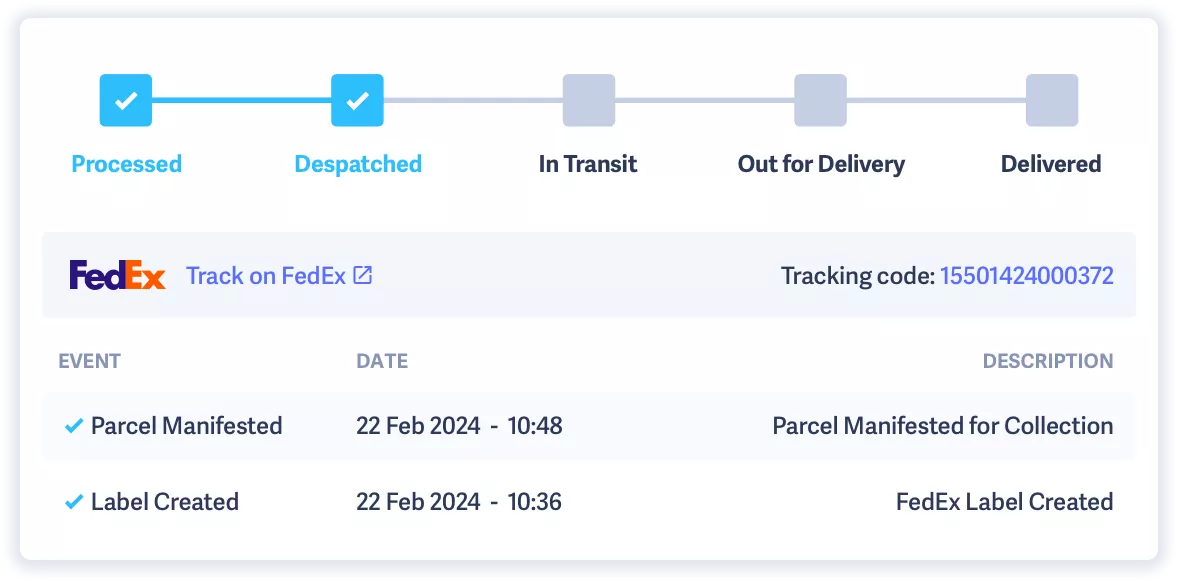 One Tracking Portal for all your Carriers