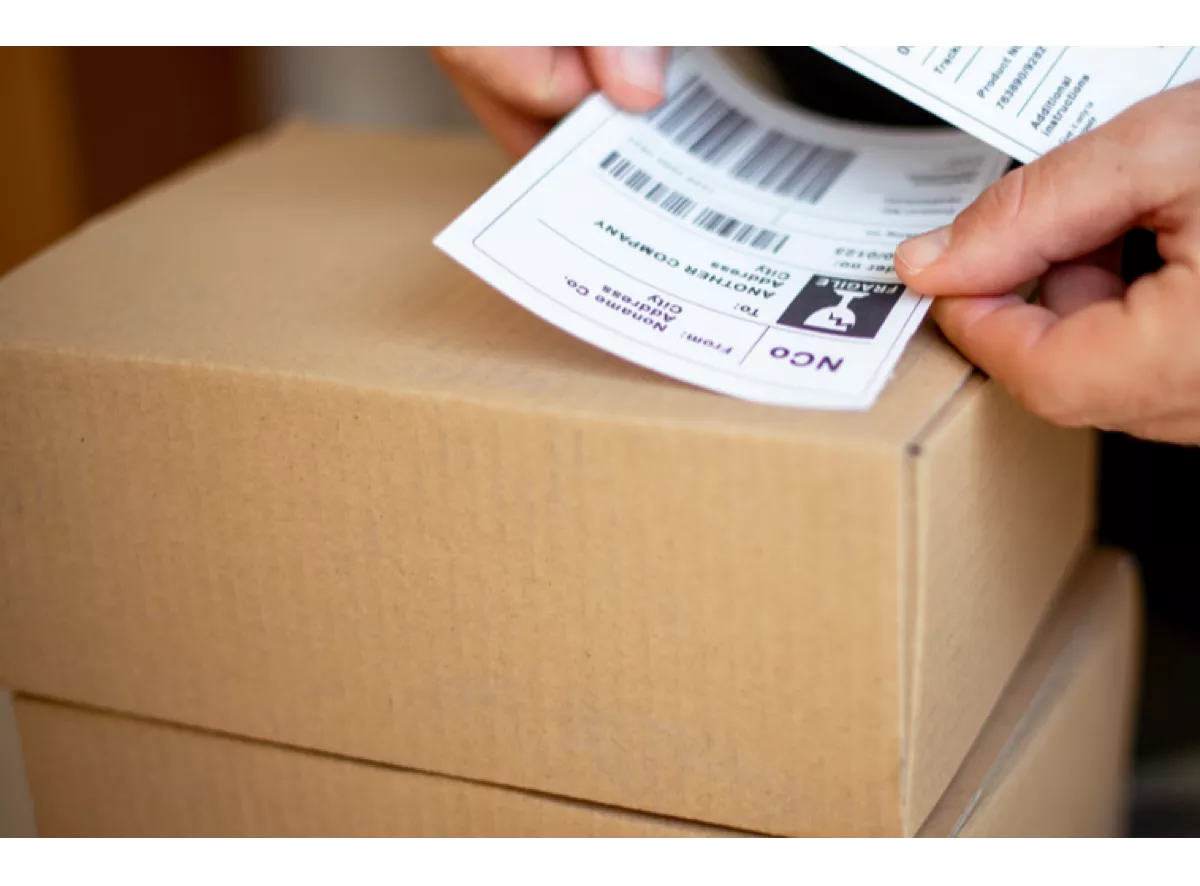 UK & Ireland parcel labels for Brightpearl