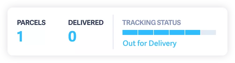 Track the status of parcels